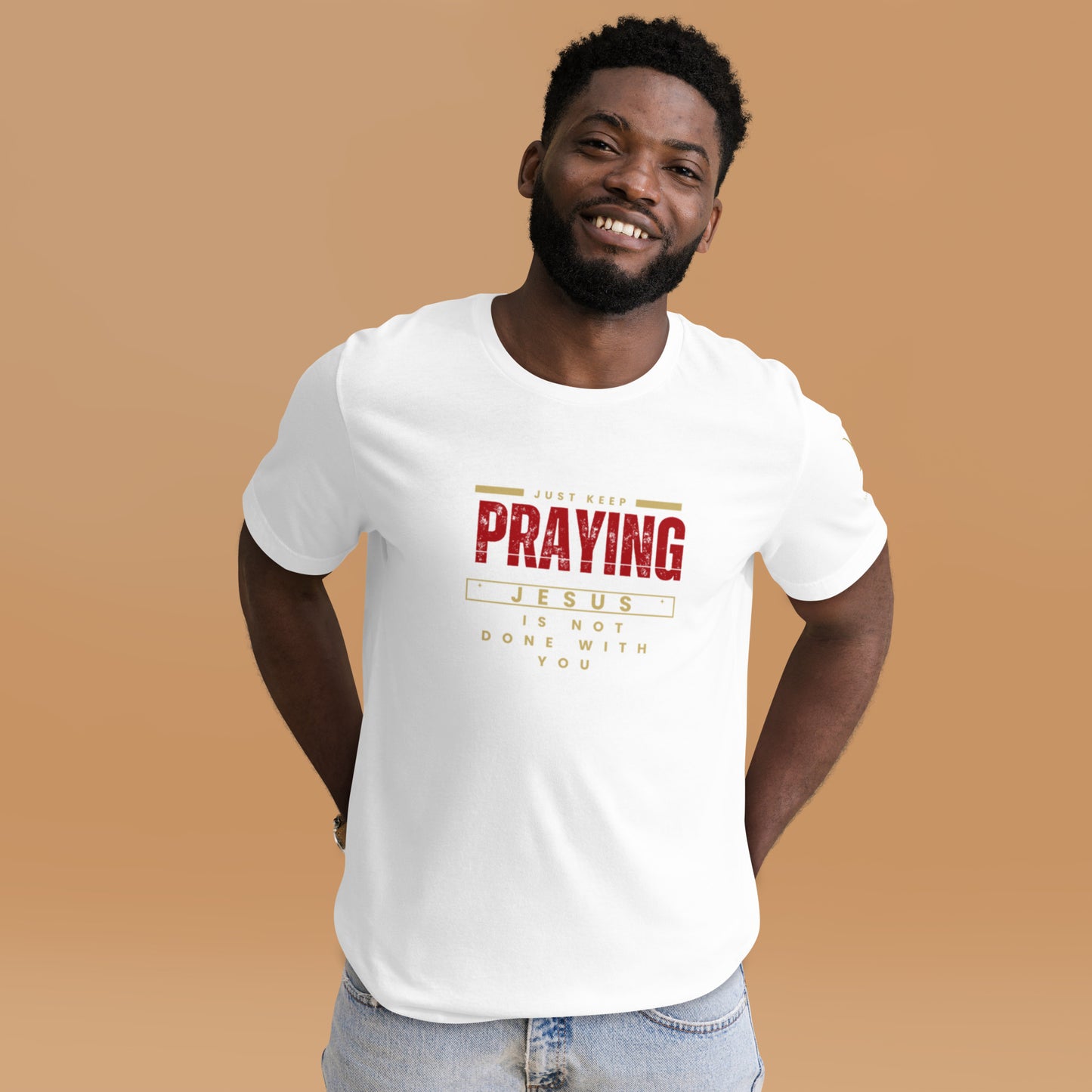 Jesus Is Not Done (White) Unisex t-shirt