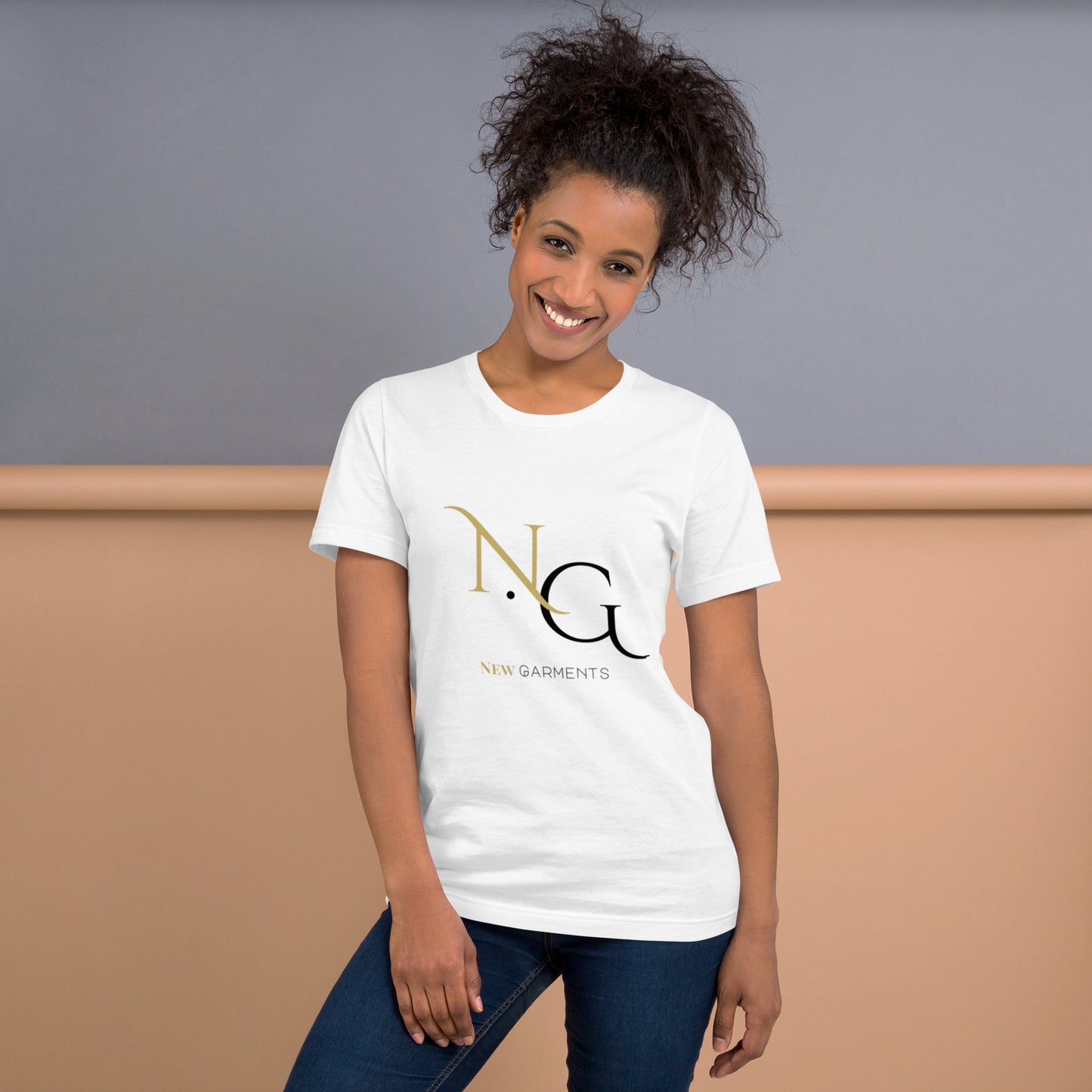 White NG Fully Loaded Scriptural Unisex T-shirt (Galatians 3:26-27)